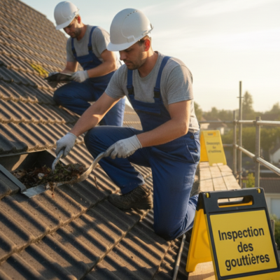 Inspection des gouttières